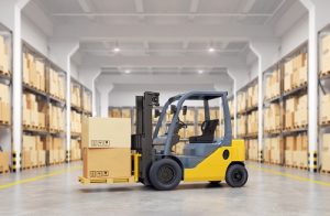 Hochhubwagen, ebenso wie Stapler, werden elektrisch angetrieben und erreichen daher eine größere Hubhöhe als manuelle Hubwagen: meist 5000 mm und mehr. (#03)