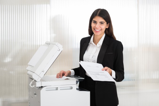 Beliebt sind in Büros vorzugsweise Drucker mit integriertem Scanner. (#2)