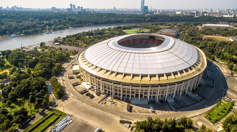 Gastgeber Russland hat den Aus- und Neubau der Sportarenen mit ähnlichem Ehrgeiz betrieben wie seine Vorgänger. (#01)