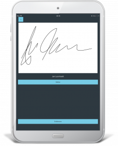 Qualitätsmanagement App: Die elektronische Unterschrift dokumentiert den Prozess der Qualitätssicherung zuverlässig.(#2)