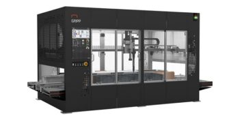 GRIPP Gantry Robotic Intelligent Piece Picker: 1.200 Picks pro Stunde GRIPP Gantry Robotic Intelligent Piece Picker: Kommissionierung per Robot ( Foto: Inther Group)