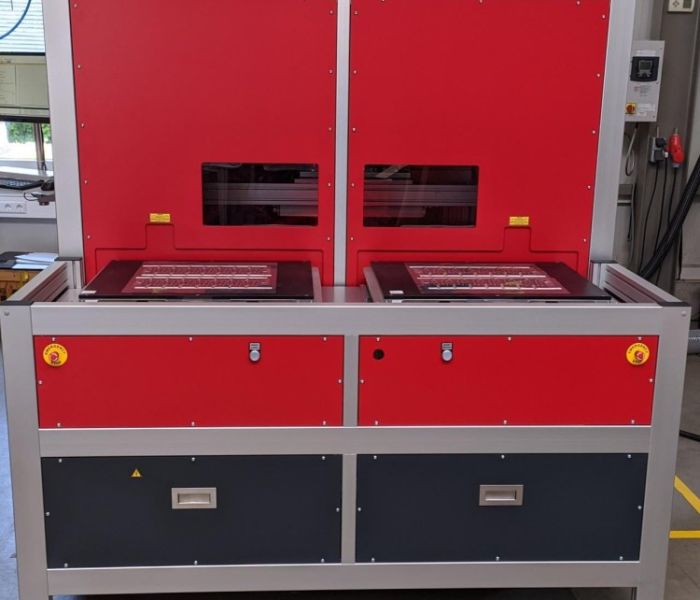 Laser system for cutting printed electronics (Foto: Trotec Laser)