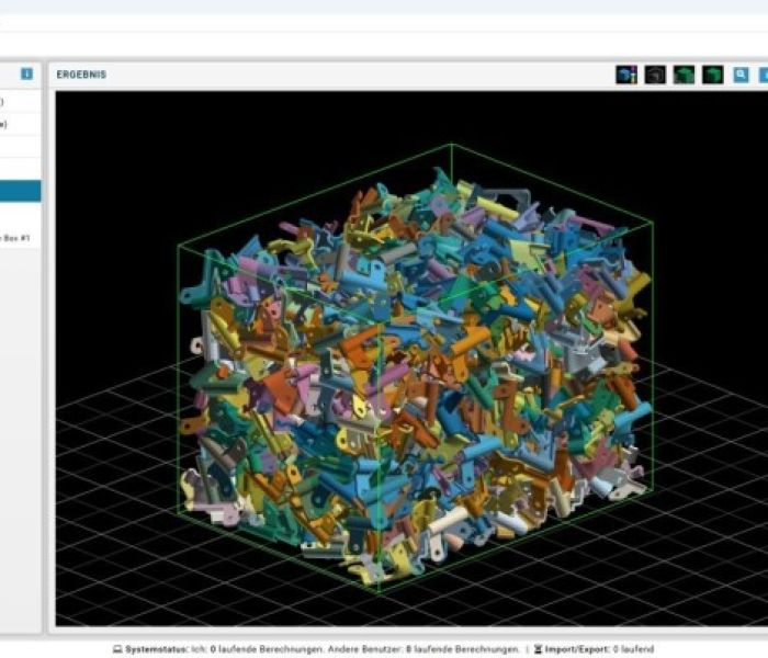 PackAssistant Ergebnis Schüttgut 5.2.2 (Foto: scapos AG)