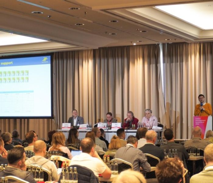 Wie schaut die Praxis im Farbmanagement aus? Steffen Walter (THIMM) (Foto: Fogra Forschungsinstitut f&uuml;r Medientechnologien e.V.)