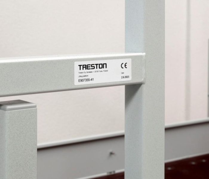 Die Treston Hubplattform, CE?gekennzeichnet (Foto: Treston Deutschland GmbH)