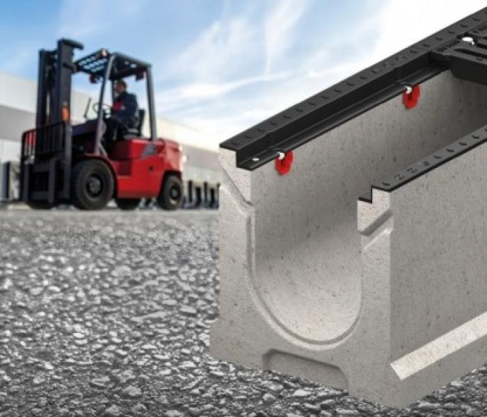 Die neue ACO PowerDrain Beton ist die sichere Entw&auml;sserungsl&ouml;sung (Foto: ACO GmbH)